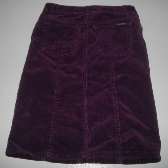 Purple Denim Skirt - Picture 2 of 4